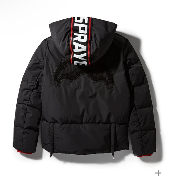 NWT Sprayground PATCH GRAFFITI PUFFER JACKET - Picture 2 of 7